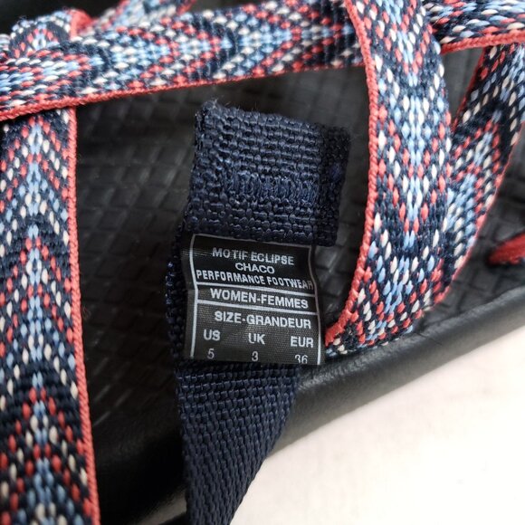 Chaco Womens Size 5 Performance Outdoor Sports Sandals Eclipse Motif - Picture 9 of 9